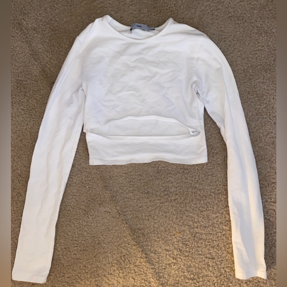 Split Front Crop Top